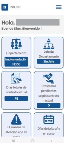 Menú lateral con la opción Mis Roles