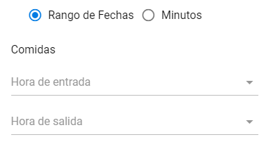 Configuración por rango de horas