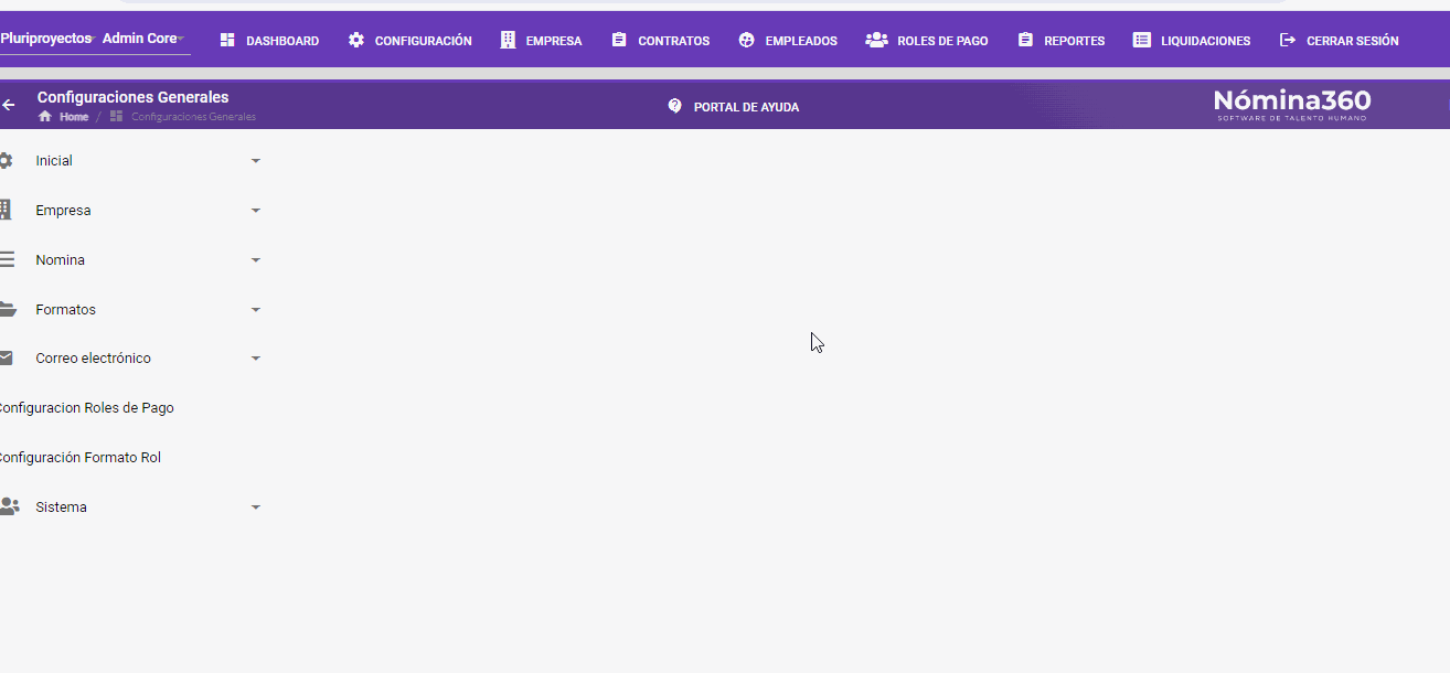 Editor de formato de notificación con variables disponibles