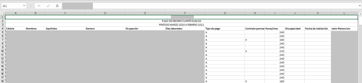Reporte SUT descargado