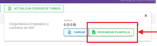 Botón Descargar plantilla