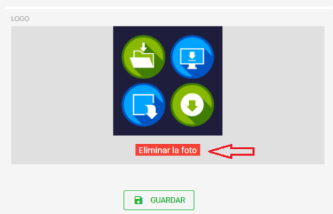 Mensaje de confirmación Eliminar la foto
